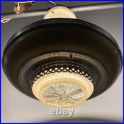 Mid century atomic design semi flush mount ceiling fixture Rewired 73A