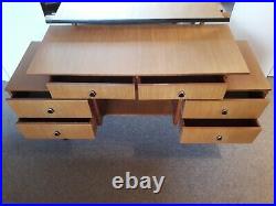 Mid century teak dressing table vintage retro atomic sideboard