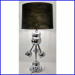 Monumental Sonneman Style Orb Lamp Mid Century Atomic 4-Light Table Lamp EVC
