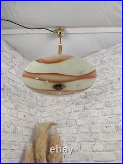 Plate lamp UFO hanging lamp ceiling lamp mid century lamp space age atomic 50s