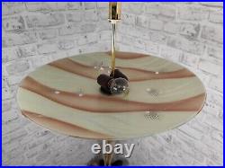 Plate lamp UFO hanging lamp ceiling lamp mid century lamp space age atomic 50s