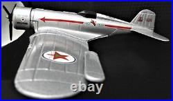 Pre WW2 Plane Mid-Century Modernism Atomic Modern Aircraft Airplane Art Deco