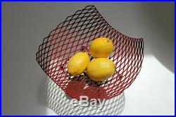 Rare 1950s Mid Century Modern Fruit Wire Basket Atomic Eames Pierre Guariche Era