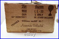 Rare NEW IN ORIGINAL BOX Mid Century Modern Atomic Terrarium 1960's L -10 34.5