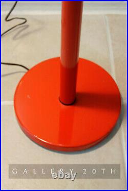Rare Red MID Century Modern Sonneman Tube Floor Lamp! Atomic Vtg 60s Panton Era