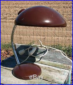 Retro Bauhaus Modernist Table Desk Lamp Mid Century Modern Machine Age Atomic