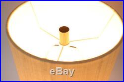 Retro Grain Table Lamp Danish Modern Atomic Mid-Century Modern Walnut