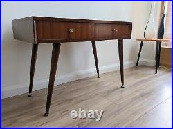 Stunning mid century console side coffee table cabinet atomic legs vintage retro