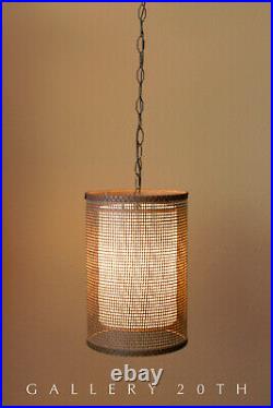Sweet! MID Century Danish Modern Hanging Swag Lamp! 50's Vtg Atomic Wegner 60's