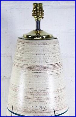 Table Lamp Large & Original Ceramic Atomic Era Mid 20th Century 60s Sputnik