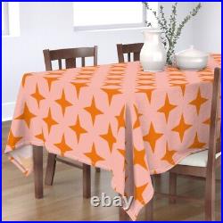 Tablecloth Mid Century Modern Retro Inspired Atomic Era 1950S 1960S Cotton