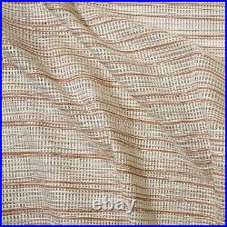 Trinidad/Flesh Mid Century Atomic Modern Leno Weave Drapery Fabric