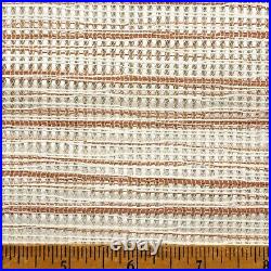Trinidad/Flesh Mid Century Atomic Modern Leno Weave Drapery Fabric