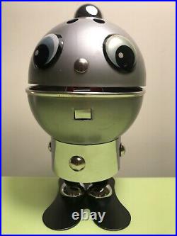 VINTAGE ITALY 60s ATOMIC SPACE AGE SATCO ROBOT ALIEN LAMP MID CENTURY MODERN