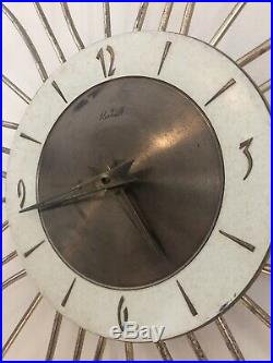 Very Rare Vintage Mid Century Roxhall Atomic Starburst Clock MCM Parts/Repair
