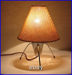 Vintage 1950s Table Lamp Bedside Table Lamp Reading Lamp MidCentury Atomic Age Space