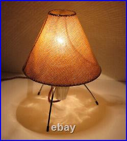 Vintage 1950s Table Lamp Bedside Table Lamp Reading Lamp MidCentury Atomic Age Space