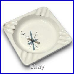 Vintage 1960s Salem Ashtray North Star Atomic Mid-Century Hopscotch Turquoise