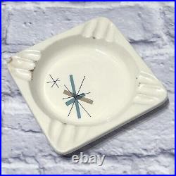 Vintage 1960s Salem Ashtray North Star Atomic Mid-Century Hopscotch Turquoise