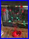 Vintage 1960s Steel Hand Painted Rose Kinetic Sculpture sputnik Atomic Mobile