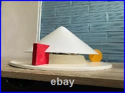 Vintage 1980's Ikea Sconce Memphis Ettore Sottsas Lamp Atomic Design Mid Century
