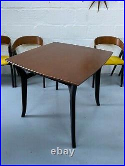 Vintage Atomic Mid Century Extending Dining Table & 4 Chairs