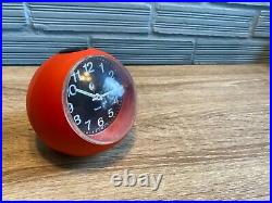 Vintage Clock Table Mid Century Insa Space Age UFO Atomic Design Plastic Pop