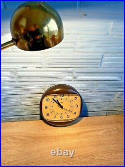 Vintage Clock Wall Mid Century Gorenje Space Age UFO Atomic Design Plastic Pop