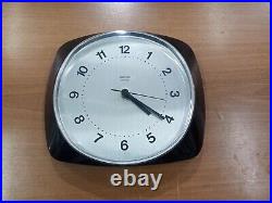 Vintage Gorenje Clock Wall Mid Century Space Age UFO Atomic Design