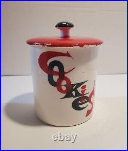 Vintage Holt Howard Christmas Cookie Jar Mid Century Atomic Style Ceramic 1960