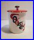 Vintage Holt Howard Christmas Cookie Jar Mid Century Atomic Style Ceramic 1960