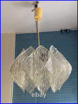 Vintage Kalmar Style Mid Century Pendant Space Age Lamp Atomic Light Pop Plastic