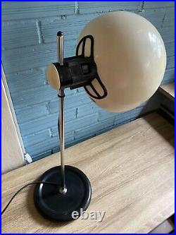 Vintage Meblo Guzzini Space Age Lamp Design Atomic Light Mid Century Table Pop