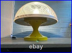 Vintage Meblo Guzzini Space Age Table Lamp Mid Century Design Mushroom Atomic