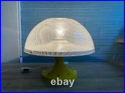 Vintage Meblo Guzzini Space Age Table Lamp Mid Century Design Mushroom Atomic