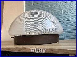 Vintage Meblo Guzzini Style Sconce Lamp Ceiling Space Age Light Mid Century UFO