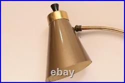 Vintage Mid Century Atomic Bullet Headboard Dual Reading Lamp Sconce 1.3