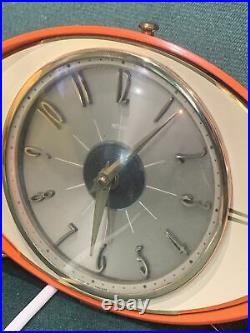 Vintage Mid Century Atomic Metamec 1960s Space Age Design'EYE' Clock