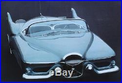 Vintage Mid Century Atomic Modern 1950s 1960s Jet Space Age Concept Car Art Deco