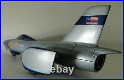 Vintage Mid Century Atomic Modern 1960 Jet Space Age Concept Race Car Art Deco