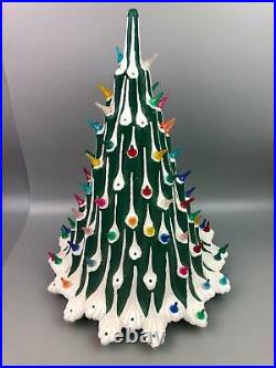 Vintage Mid-Century Atomic Plaster Christmas Tree Atlantic Mold