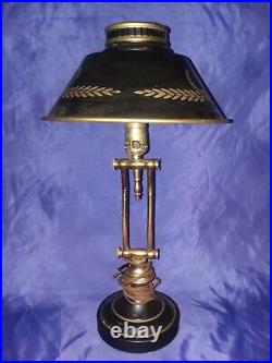 Vintage Mid Century Atomic Table / Desk Accent Swivel Lamp Light
