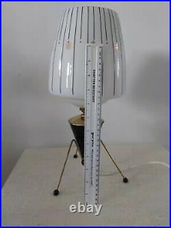Vintage Mid Century Atomic Table Lamp Sputnik 1950`s Rockabilly Space Age