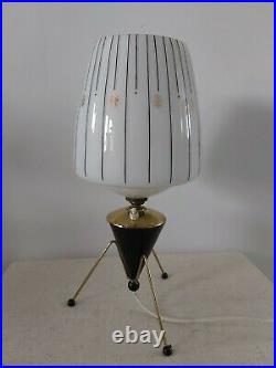 Vintage Mid Century Atomic Table Lamp Sputnik 1950`s Rockabilly Space Age