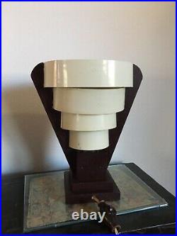 Vintage Mid Century Cone Space Age Table Desk Lamp Atomic Design Retro Light
