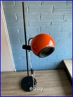 Vintage Mid Century Floor Space Age Lamp Atomic Design Light Pop Eyeball Metal