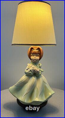 Vintage Mid Century Modern Atomic 1950s Pixie Princess Lamp Rare Disney Era