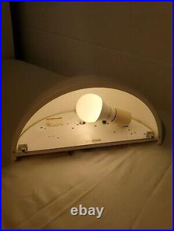 Vintage Mid Century Modern Atomic Retro LIGHTOLIER Light Sconce Space Age Dome