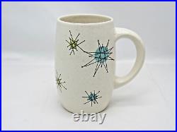 Vintage Mid Century Modern Franciscan Atomic Starburst Grand Mug Cup MCM