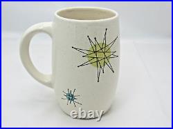 Vintage Mid Century Modern Franciscan Atomic Starburst Grand Mug Cup MCM